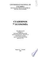 Cuadernos de economía