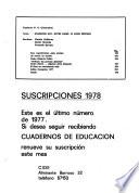 Cuadernos de educación