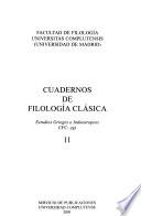 Cuadernos de filología clásica