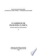 Cuadernos de filología clásica