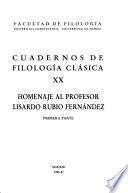 Cuadernos de filología clásica