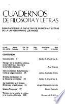 Cuadernos de filosofía y letras