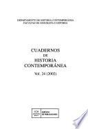 Cuadernos de historia contemporánea