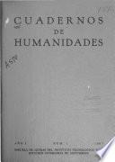 Cuadernos de humanidades