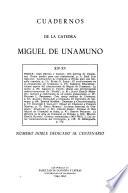 Cuadernos de la Cátedra Miguel de Unamuno