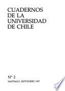 Cuadernos de la Universidad de Chile