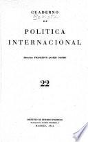 Cuadernos de política internacional