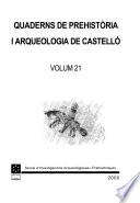 Cuadernos de prehistoria y arqueología castellonenses