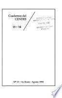 Cuadernos del Centro de Estudios del Desarrollo