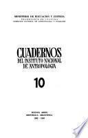 Cuadernos del Instituto Nacional de Antropología