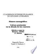 Cuadernos interdisciplinarios de estudios literarios