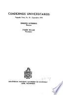 Cuadernos universitarios