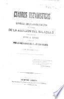 Cuadros estadisticos de la poblacion, riqueza, industria y comercio del partido de la Asuncion del Saladillo, compilados por J. A. Rossi, etc