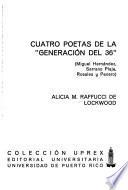Cuatro poetas de la generación del 36