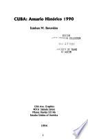 Cuba, anuario histórico