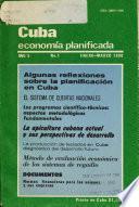 Cuba, economía planificada