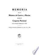 Cuenta de gastos que presenta al Congreso de los Estados Unidos de Venezuela el ministro de guerra y marina en ...