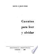 Cuentos para leer y olvidar