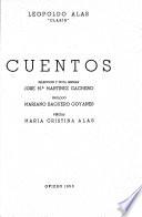 Cuentos, seleccion y nota liminar José M.a Martinez Cachero