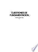Cuestiones de fundamentación
