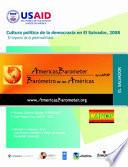 Cultura política de la democracia en el Salvador 2008