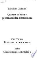 Cultura política y gobernabilidad democrática