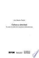 Cultura y alteridad