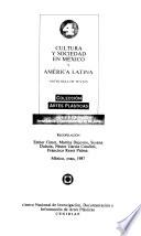 Cultura y sociedad en México y América Latina