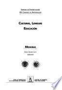 Culturas, lenguas, educación
