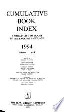 Cumulative Book Index