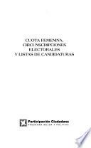 Cuota femenina, circunscripciones electorales y listas de candidaturas