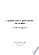 Cuota mínima de participación de mujeres
