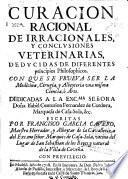 Curacion racional de irracionales y conclusion veterinarias deducidas de diferentes principios philosophicos...