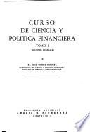 Curso de ciencia y política financiera: Nociones generales
