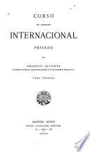 Curso de derecho internacional privado