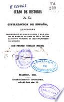 Curso de historia de la civilización de España: (1841. 339 p.)