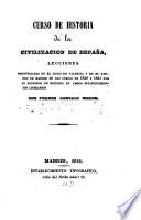 Curso de historia de la civilizacion de España