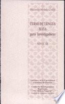 Curso de lengua maya para investigadores