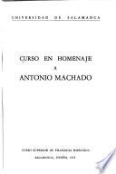 Curso en homenaje a Antonio Machado