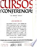 Cursos y conferencias