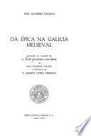 Da épica na Galicia Medieval