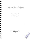 Dance Sources, UCLA Libraries and Archives