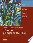 Daniels & Worthingam : técnicas de balance muscular : técnicas de exploración manual y pruebas funcionales