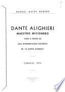 Dante Alighieri, maestro misionero