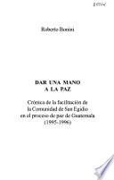 Dar una mano a la paz