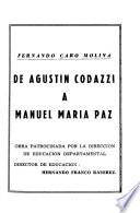 De Agustín Codazzi a Manuel María Paz