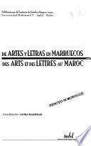 De artes y letras en Marruecos