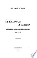 De Baldorioty a Barbosa