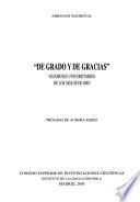 De grado y de gracias
