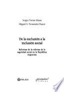 De la exclusión a la inclusión social